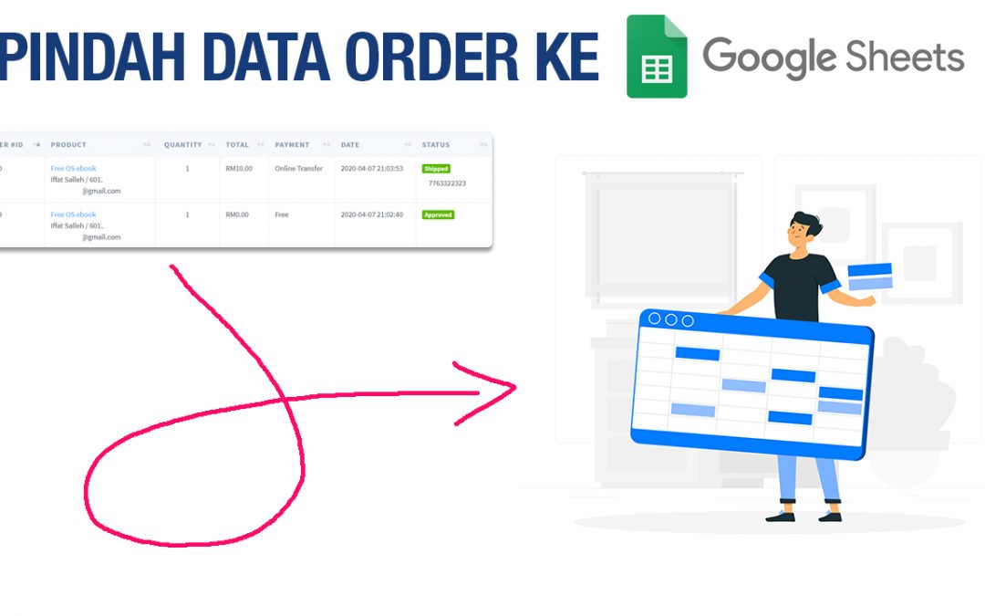 Pindahkan Data Pembeli Secara Automatik Ke Google Sheet Dengan Fungsi Webhook